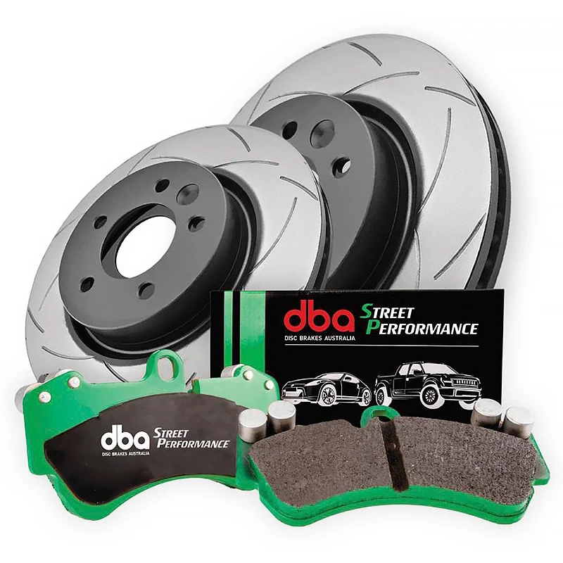 DBA - Kit dischi freno + pastiglie freno per Subaru Impreza WRX STi 2.0 4WD - Front
